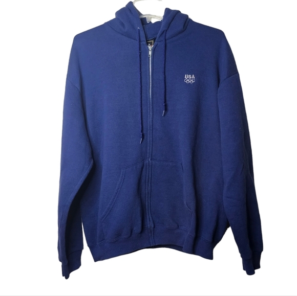 jcpenney Other - Vintage Jcpenney USA Olympics Zip Up Hoodie Size Large